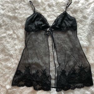 Black lace Victoria’s Secret nightie size medium